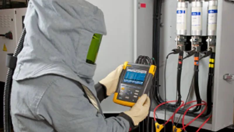 Metering at switchboards.
